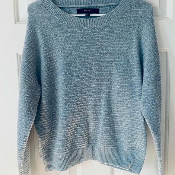 Vero Moda Sweaters - Vero Moda Soft Blue Knit Crew Neck Sweater